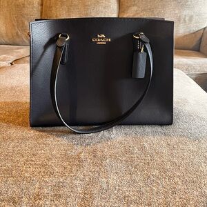 Coach Tatum Carryall Navy Blue Tote Bag